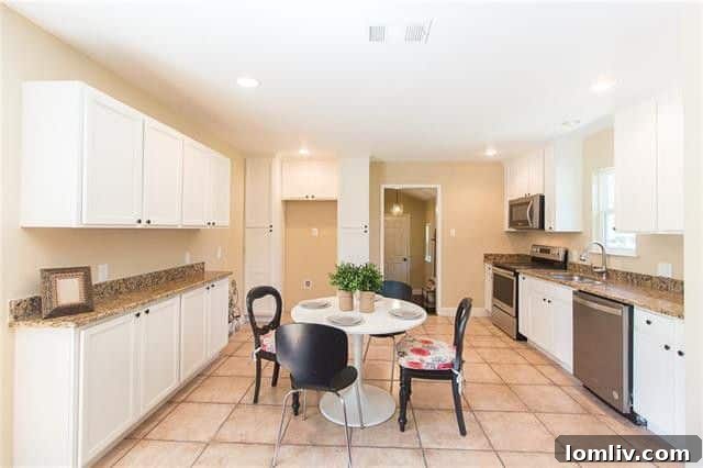 Luxurious modern bathroom with stylish finishes and contemporary design in a renovated Oak Cliff home