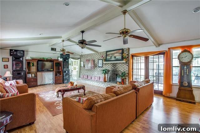 Charming exterior of a 1970s traditional home in Buckner Terrace, Dallas, with mature landscaping