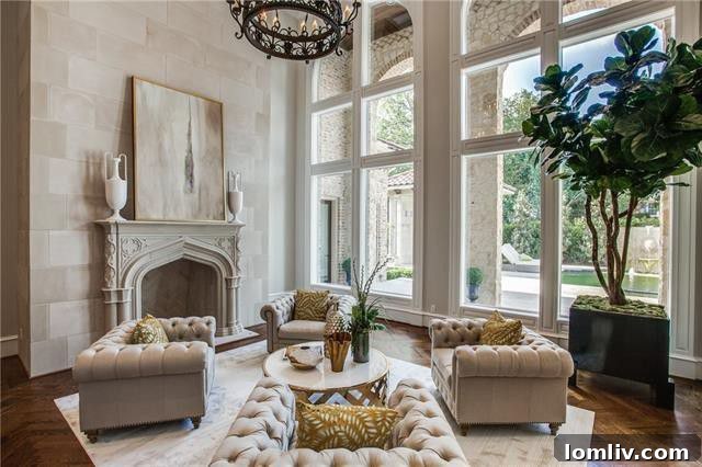 Gourmet kitchen in 5830 Falls Road overlooking the pool and loggia