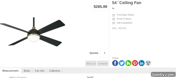 Fort Worth Lighting Contemporary Fan