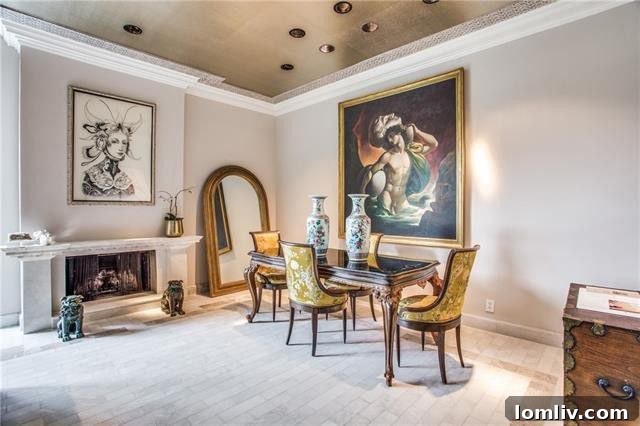 Dual Delights: Bud Oglesby's Twin Townhomes 4 Luxurious Living Area in a Renovated Bud Oglesby Townhome, Turtle Creek