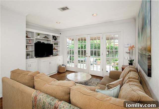Serene bedroom with elegant finishes in a Briarwood Dallas property