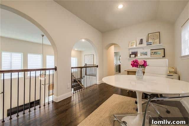 Warm and inviting living space with hardwood floors and comfortable furniture