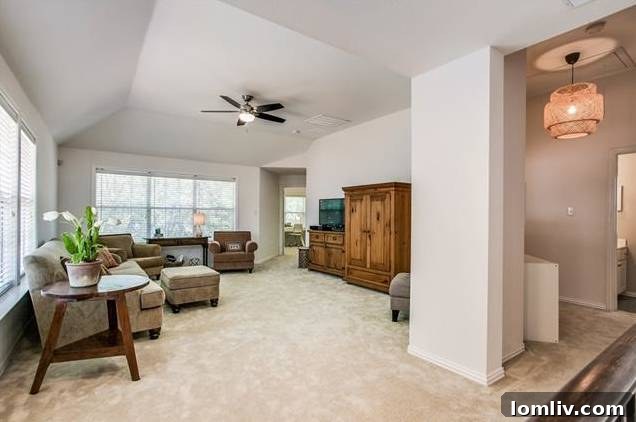 Versatile game room or additional living space for family activities
