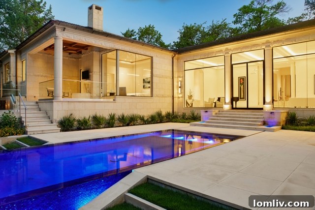 Street view of the highly sought-after 4337 Park Lane corner lot in Park Cities, Dallas