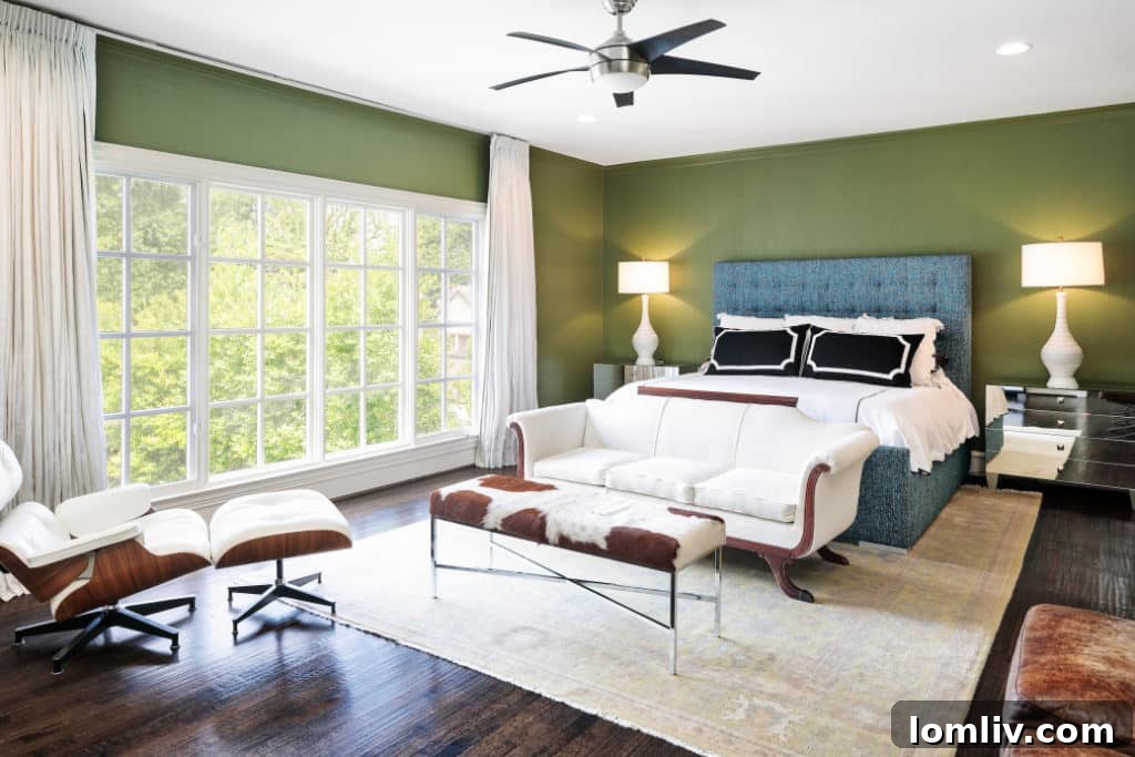 Renovated family room of English Cotswold manor, seamlessly connected to the kitchen