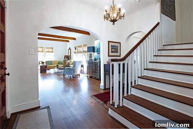 Spacious Kitchen with Granite Counters and Glass-Front Cabinets