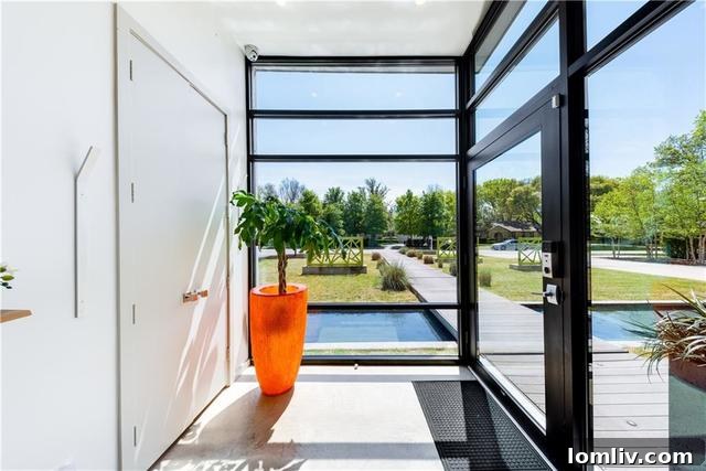 Interior view of the modern living space at 5771 Berkshire Lane, highlighting contemporary design.