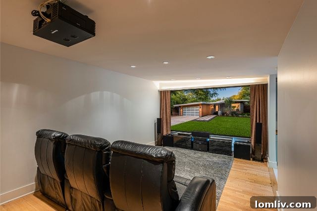 Spacious living room featuring contemporary furnishings and an abundance of natural light