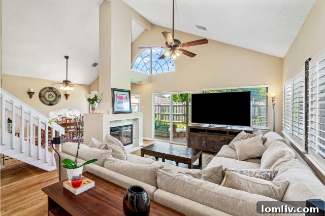 Inviting Backyard Pool and Green Space at 3821 Branch Hollow Circle