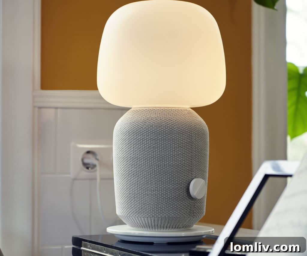 Ikea Symfonisk table lamp with integrated Wi-Fi speaker