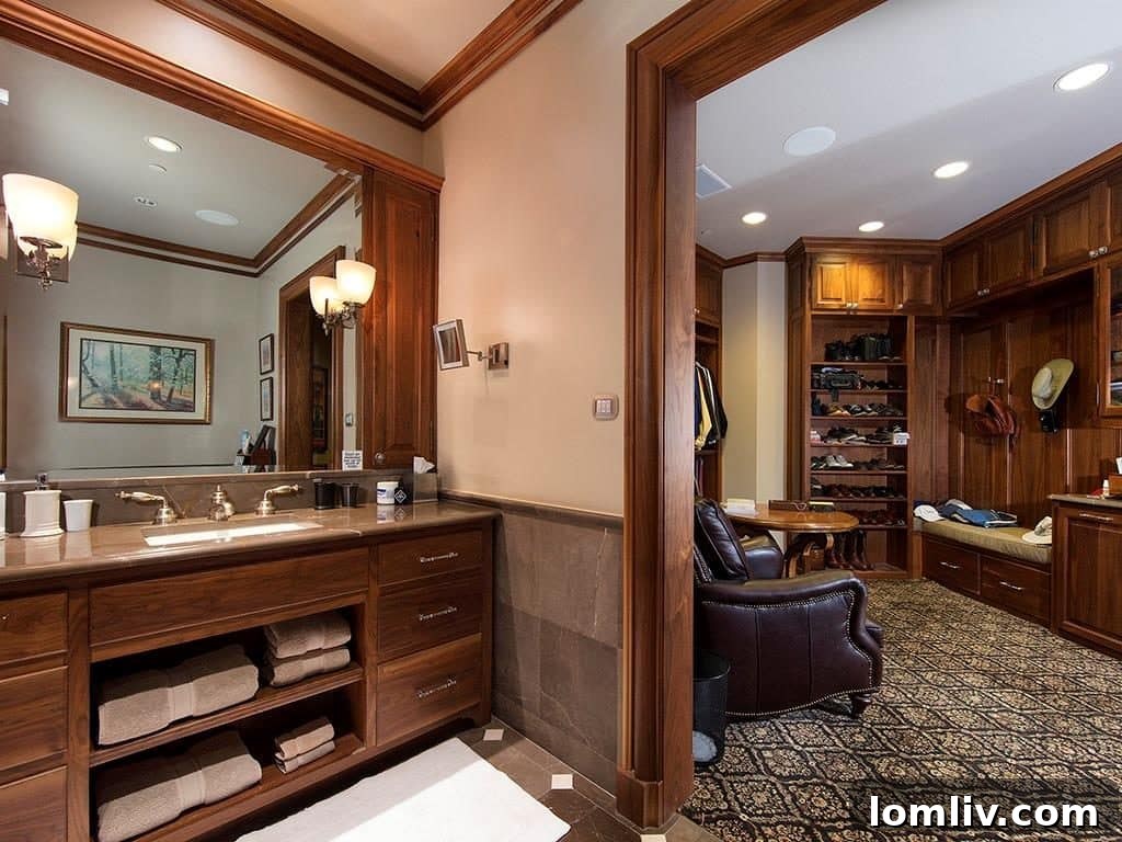 Master bedroom with luxurious furnishings