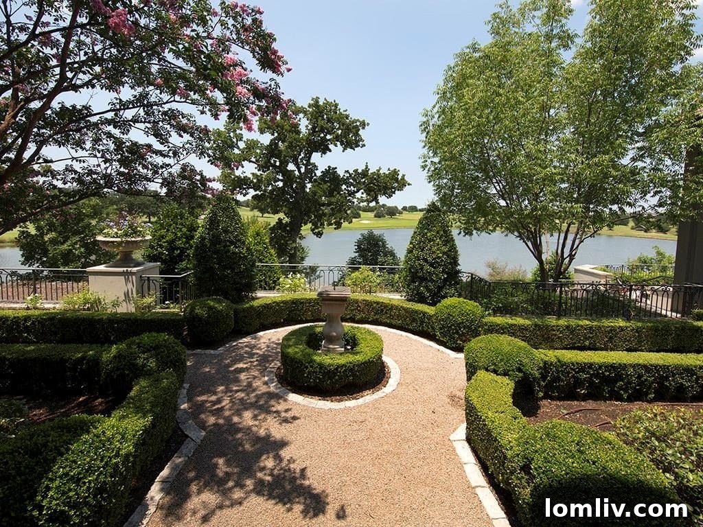 Aerial view showcasing the property's expansive grounds