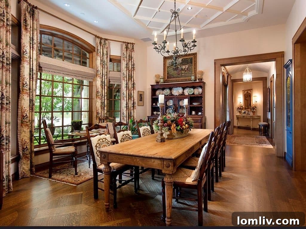 Architectural details of 1112 Post Oak estate