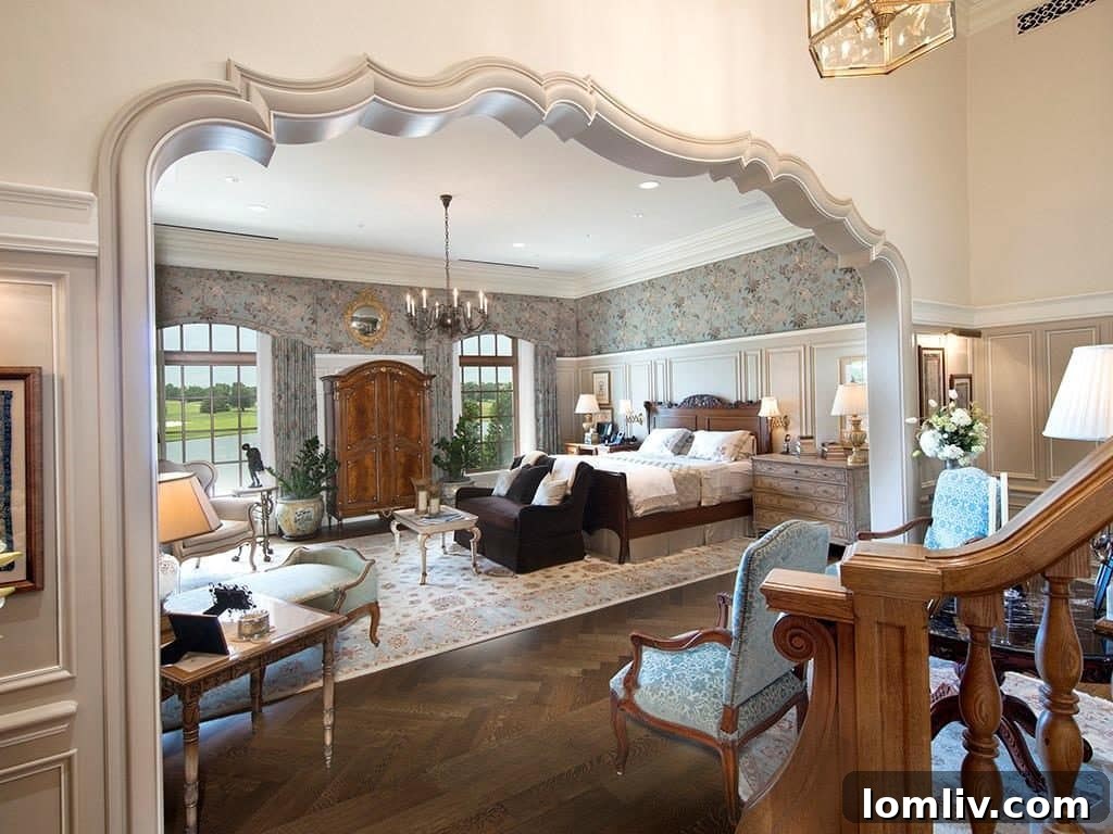 Dining area with view of the elegant interior