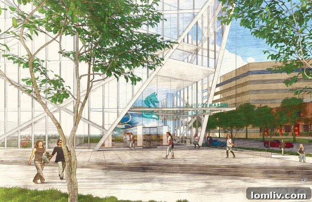 Cedar Springs Office Building Corner - Small Grocery Concept