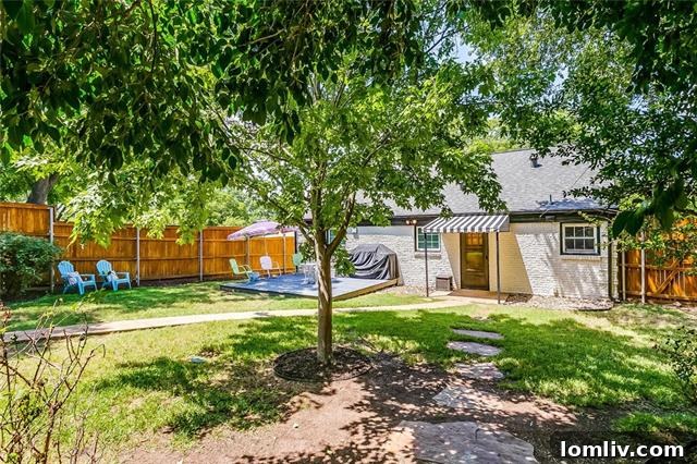 Vintage Forest Park Cottage: Ready for Your Charming New Chapter 11 Backyard View of Fort Worth Cottage