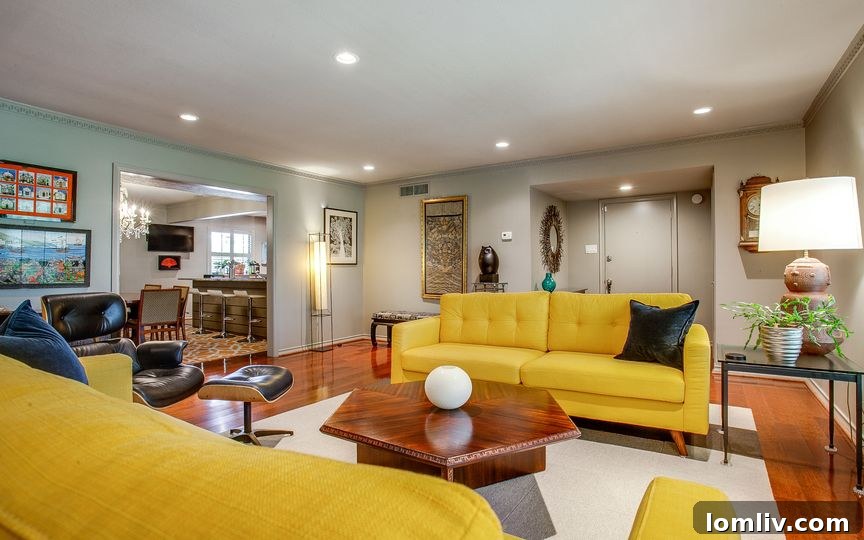 Discover 13 Exclusive Homes Behind The Pink Wall This Sunday 6 Spacious kitchen and living area at 6307 Bandera Ave. Unit 6307 C