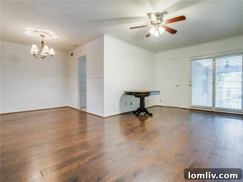 Discover 13 Exclusive Homes Behind The Pink Wall This Sunday 10 Proposed open kitchen and dining area concept at 8604 Baltimore Dr. Unit 4