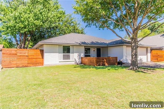 Benbrook, TX street view and local architecture