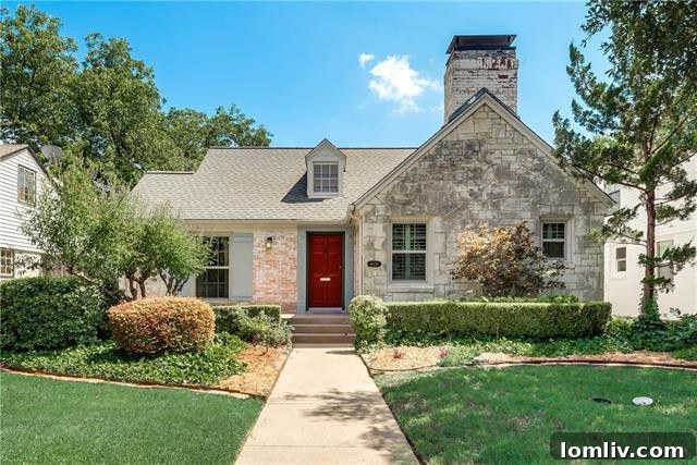 Picturesque English Cottage exterior at 6030 Morningside Avenue