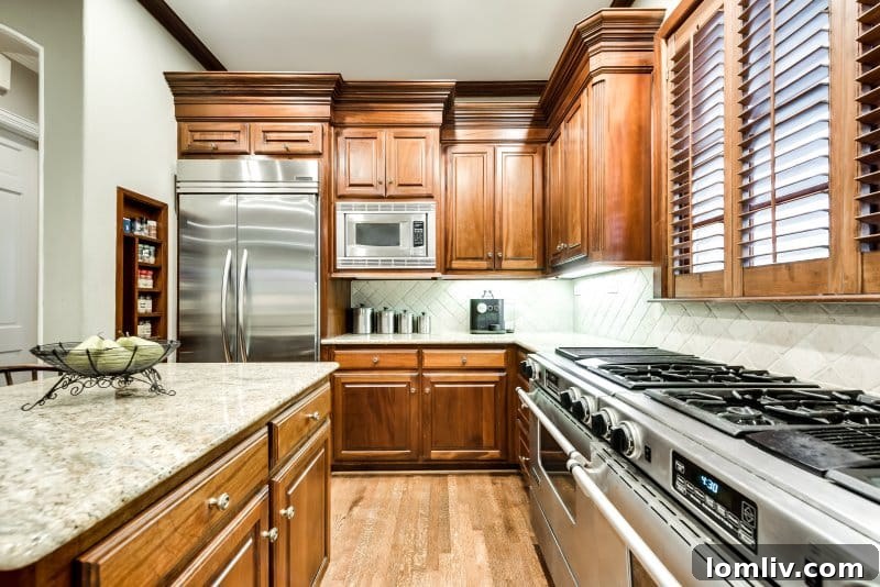 Bright interior view showcasing high ceilings and natural light, reflecting off quarter-sawn hardwoods
