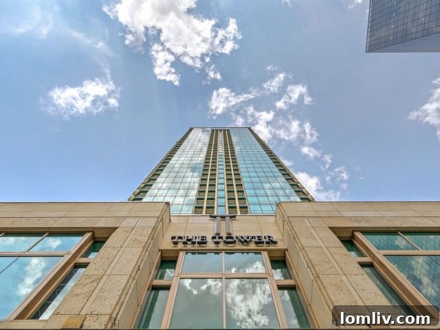 The Tower on Throckmorton Street Fort Worth, iconic high-rise urban living