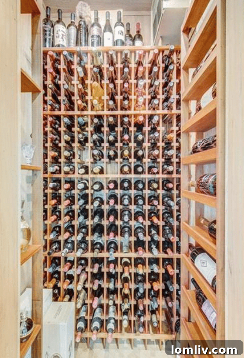 Modern kitchen and living space in The Tower's Unit 2001, high-end finishes