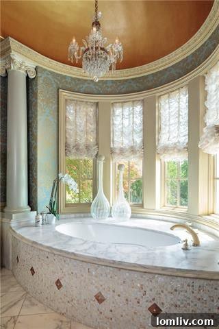Elegant Bathroom Design in a French-Inspired Luxury Home