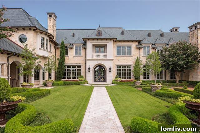 Chateau Lumier: A McKinney Luxury Estate with Custom Design and Private Grounds