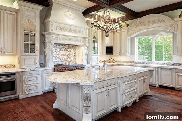 Sophisticated Interiors of a Luxury French Chateau in McKinney