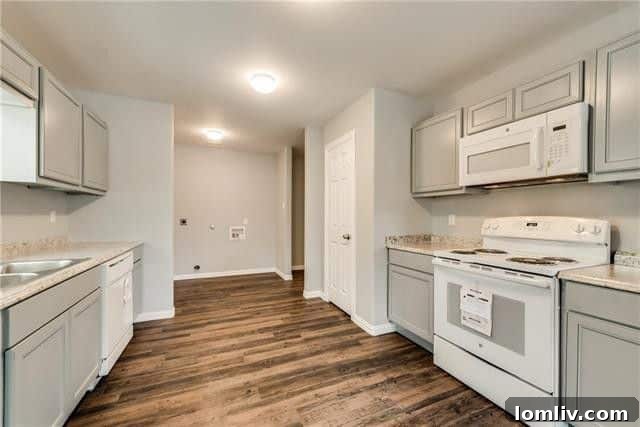 South Oak Cliff High's Popularity Surge: Ushering in a New Era of Success 6 Modern kitchen with ample counter space at 4205 Cardinal Drive, Dallas