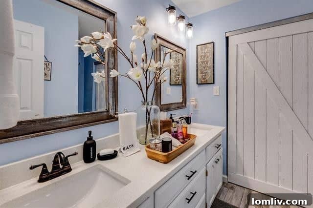 Elegant kitchen with quartz countertops and modern farmhouse design