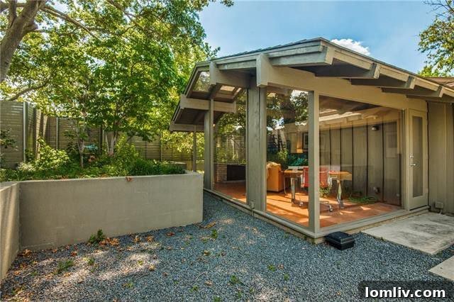 Interior view highlighting vaulted ceilings and natural wood accents