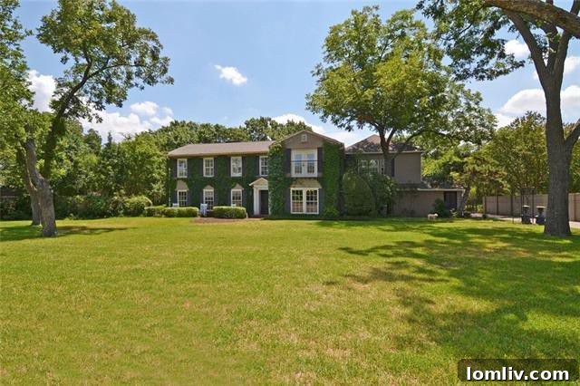 Charming ivy-covered facade of 4522 Walnut Hill Lane