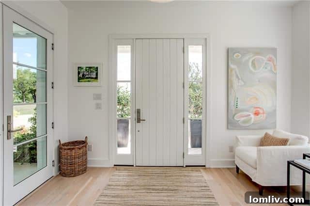 Spacious Living and Dining Room with High Ceilings