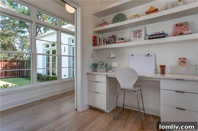 Contemporary Interior Design Detail with Clean Lines