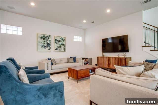 Open concept living area Glencoe Park home