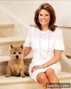 Portrait of Betty Lou Phillips, renowned interior designer