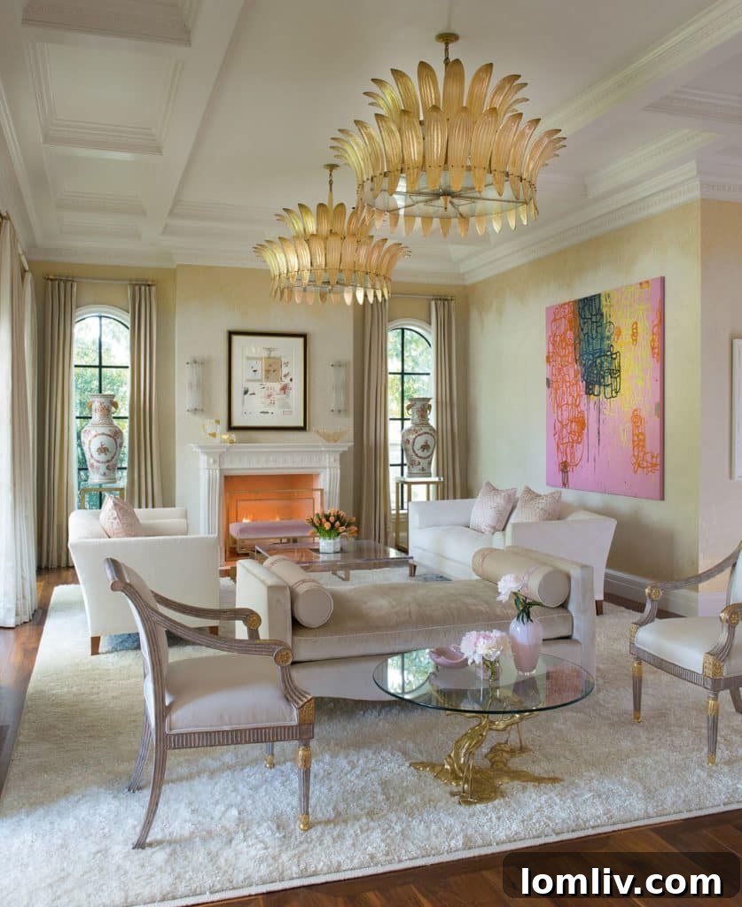 Detail of a stylish French-inspired interior