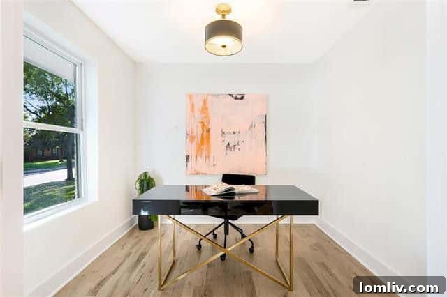 Chic Modern Bohemian Interior Design with Custom Art