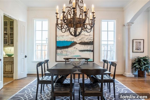 Spacious Family Room with Fireplace at 4311 Livingston