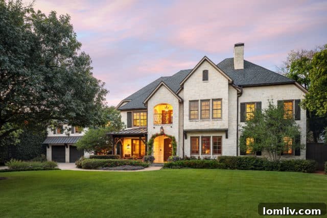 Luxury Home Exterior Renovation in Preston Hollow, 6465 Aberdeen Before and After