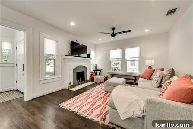 M Streets' 1926 Treasure: Where Vintage Charm Endures 3 Open Concept Living in a Historic Dallas M Streets Home