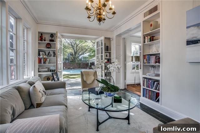 Highland Park Mansion Exterior with Pool