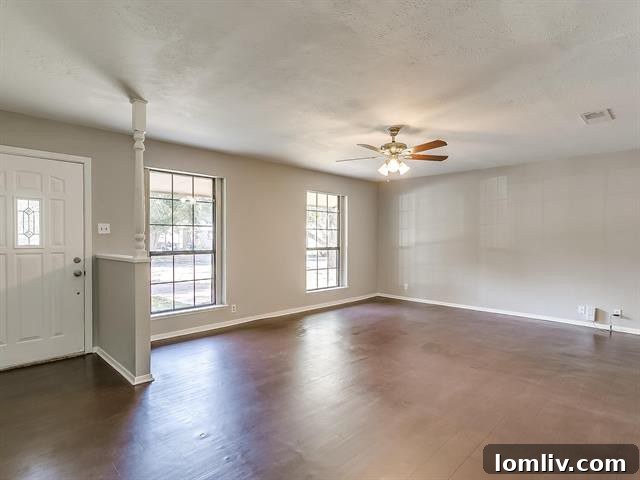 Front View of the Affordable Burleson Residence at 809 SW Southridge