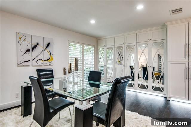 Elegant kitchen island with modern design elements