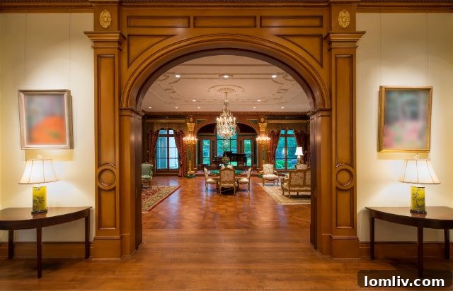 Grand Spiral Staircase Dallas Mansion