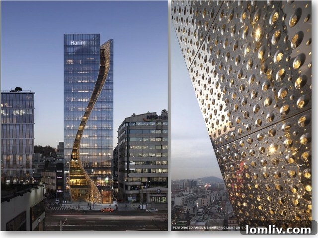 AIA Dallas Celebrates Local Architectural Excellence 2 Harim Group Headquarters, a stunning example of modern Korean architecture, blending sustainability and innovative design.