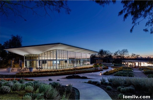 AIA Dallas Celebrates Local Architectural Excellence 3 The elegant Charlotte and Donald Test Pavilion at the Dallas Arboretum, designed by Buchannan Architecture.